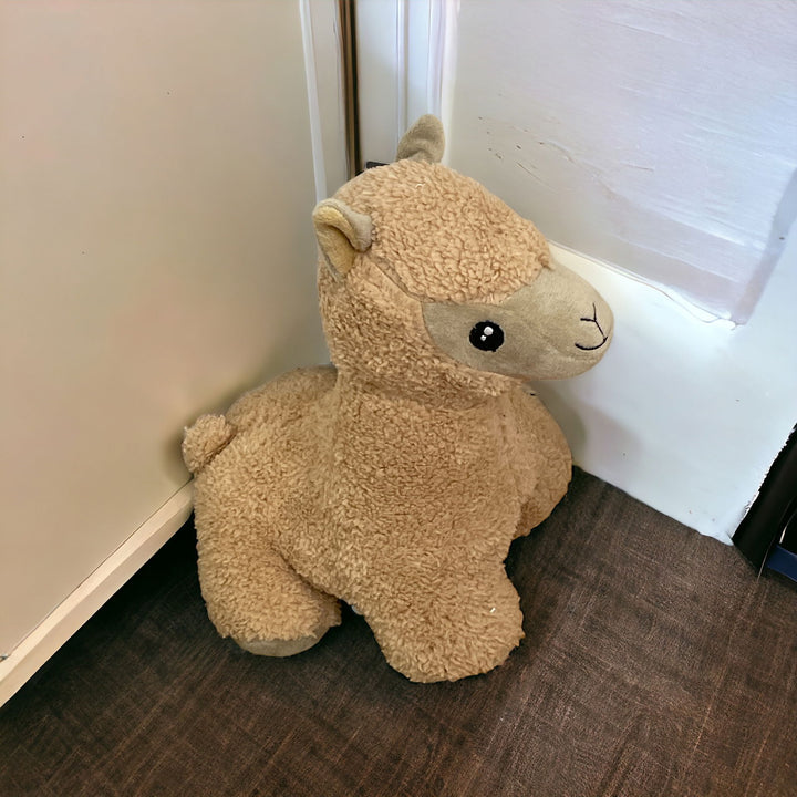 Brown Alpaca Door Stop