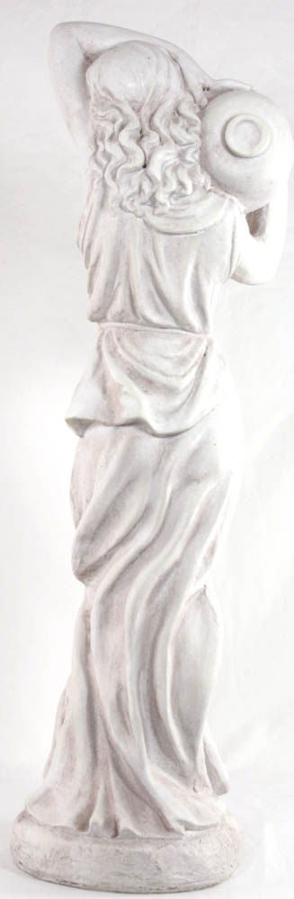 Stone Effect Lady With Urn Statue