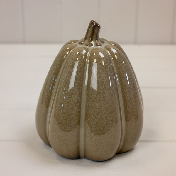 Caramel Ceramic Pumpkin - Large