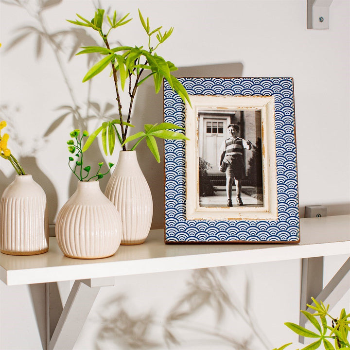 Blue Wave Photo Frame