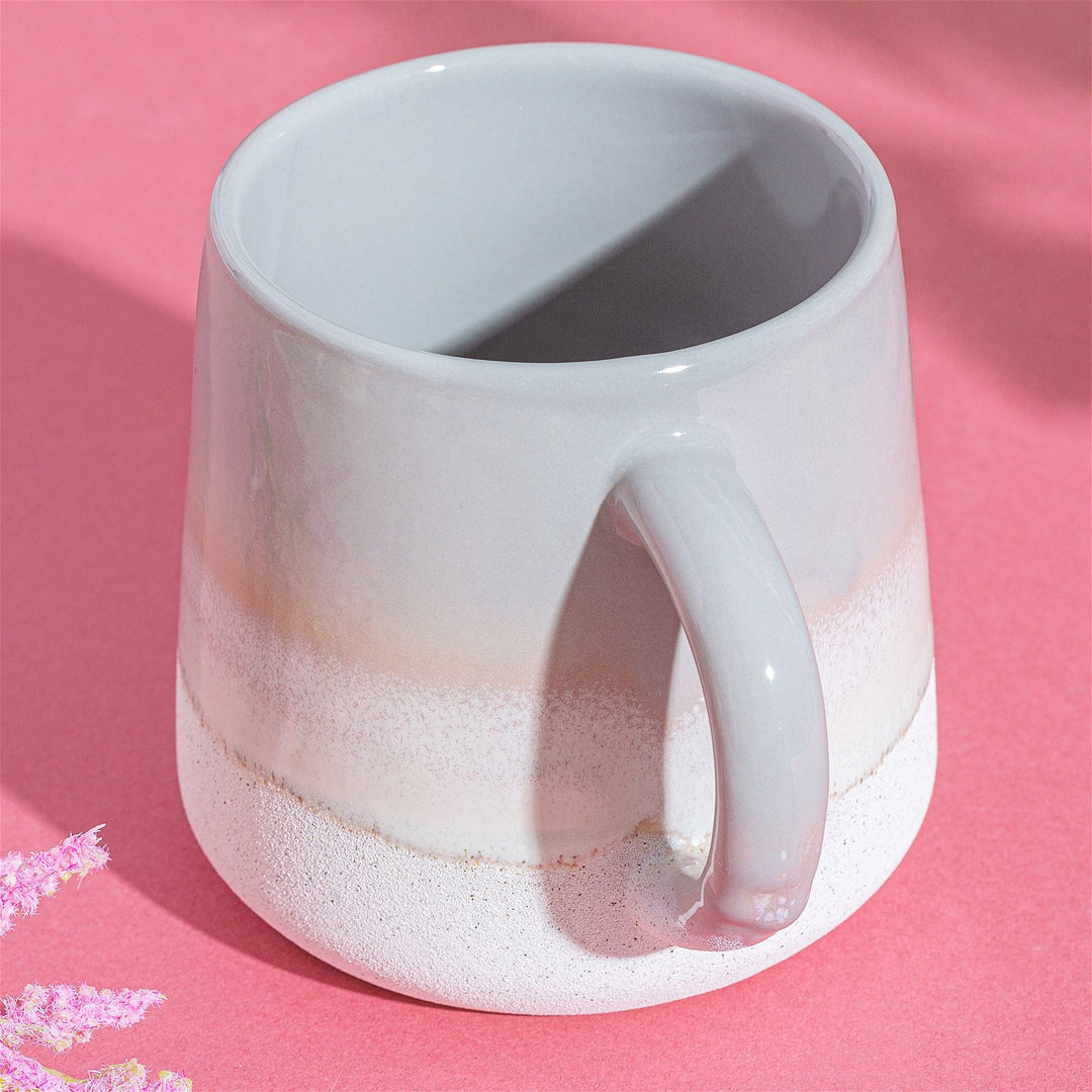 Elegant Grey Glaze Stoneware Mug