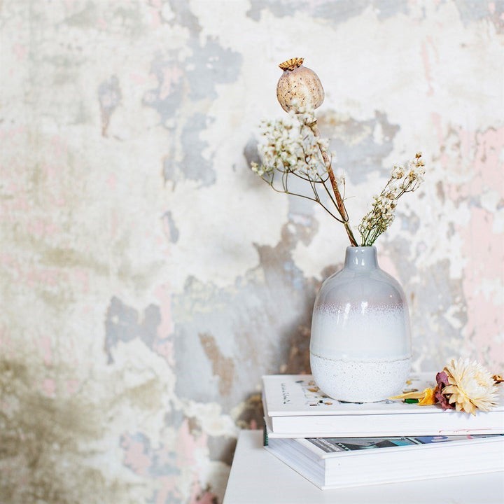 Ethereal Dove Grey Glaze Vase