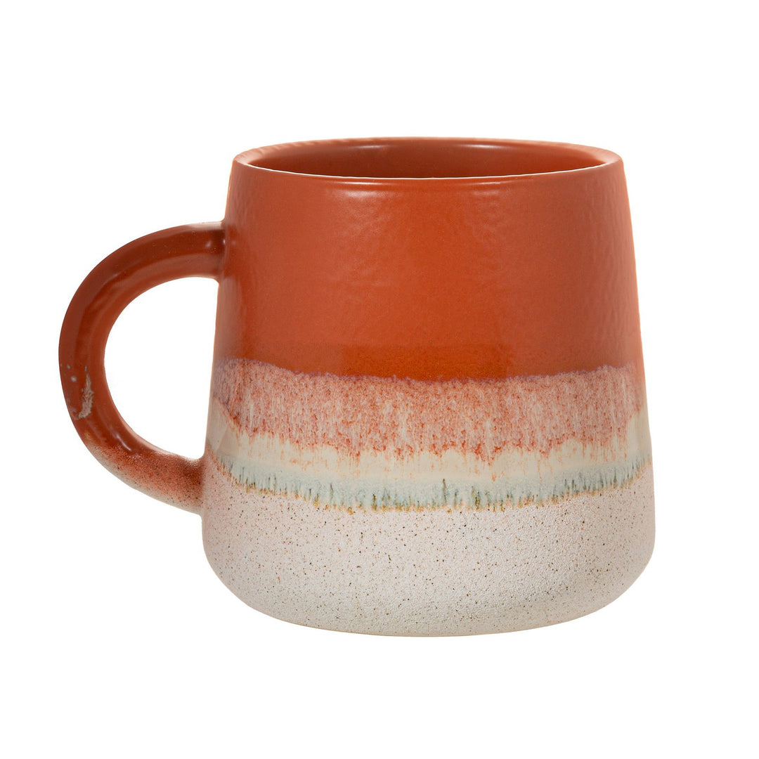 Bohemian Terracotta Glaze Stoneware Mug