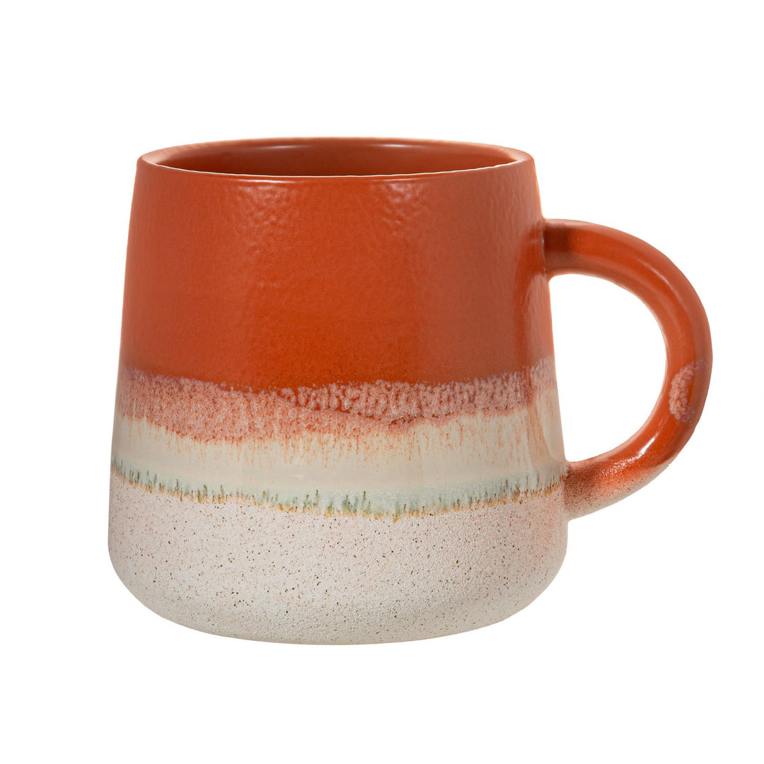 Bohemian Terracotta Glaze Stoneware Mug