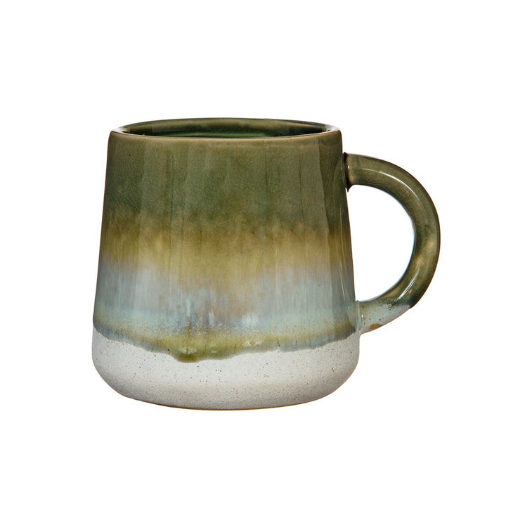 Olive Green Glaze Stoneware Mug