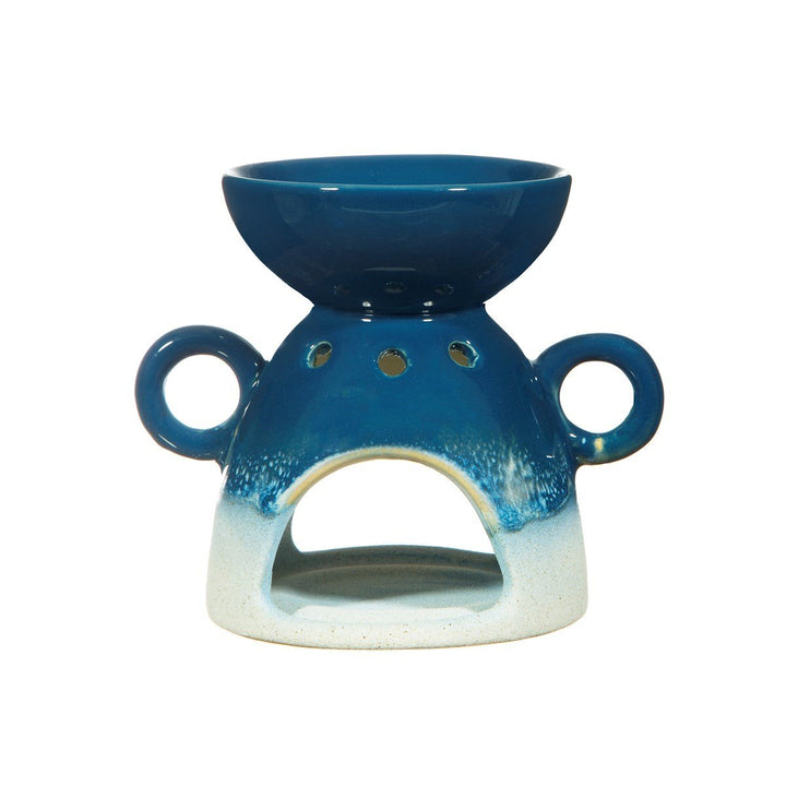 Blue Glaze Stoneware Oil Burner
