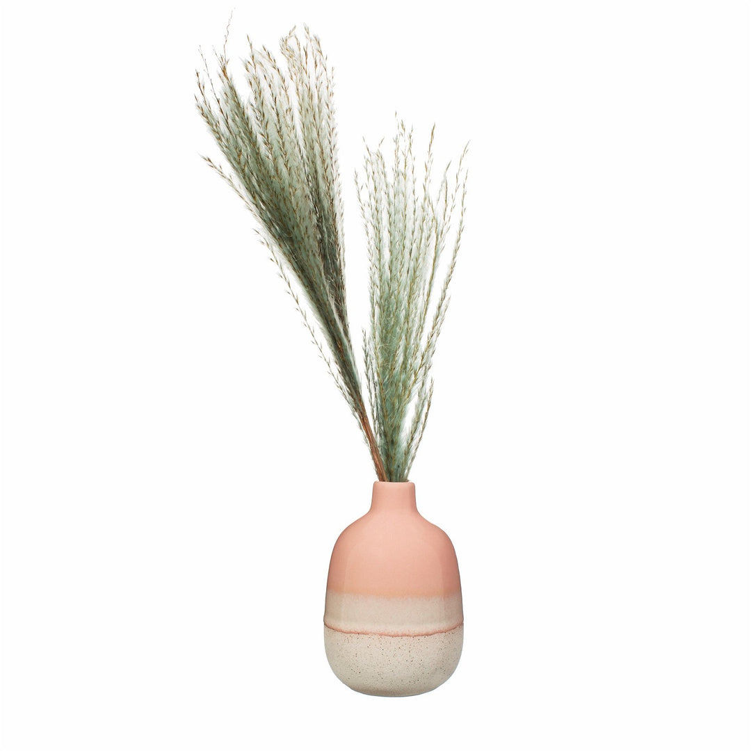 Ethereal Blush Pink Glaze Stoneware Vase