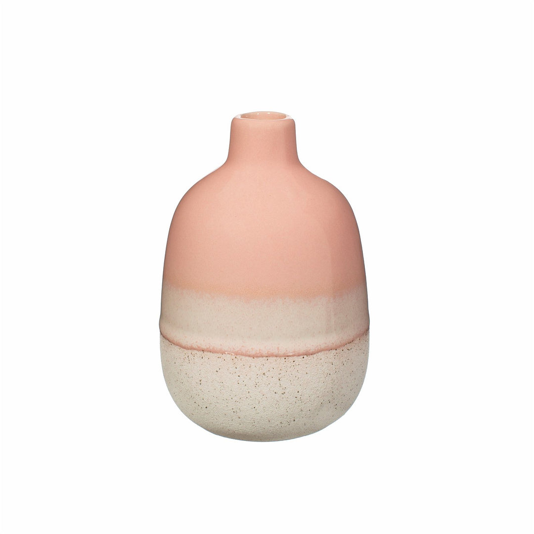 Ethereal Blush Pink Glaze Stoneware Vase