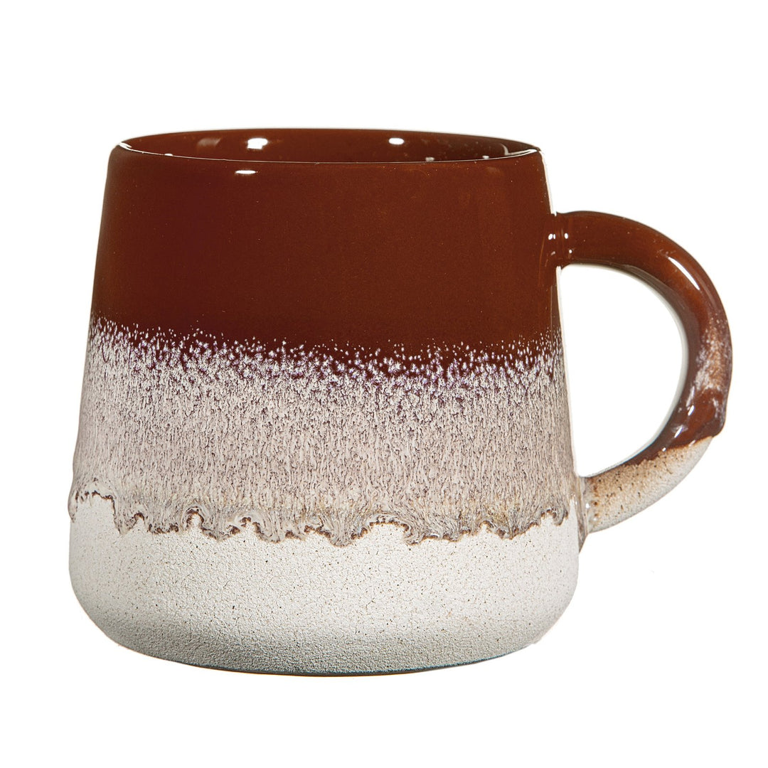 Boho Brown Glaze Stoneware Mug