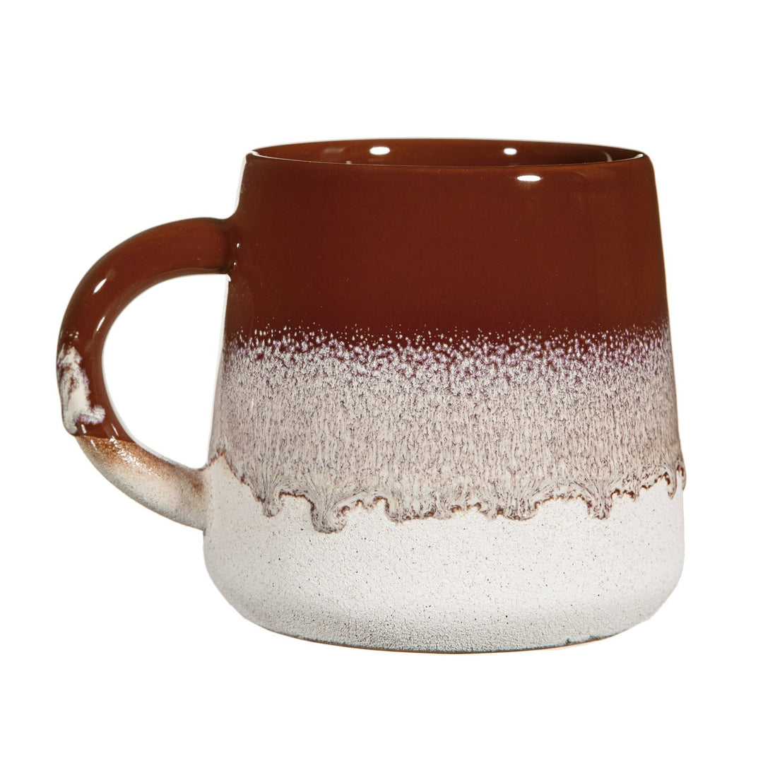 Boho Brown Glaze Stoneware Mug