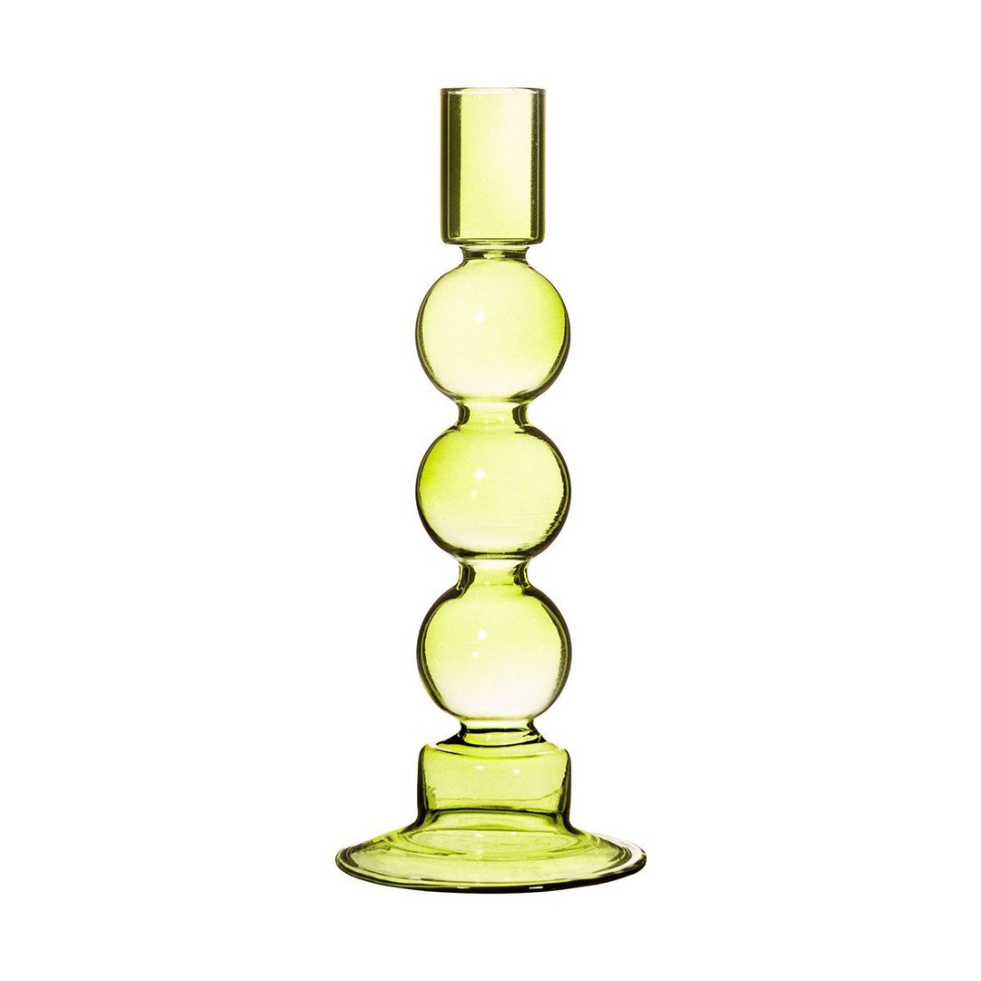 Whimsical Olive Bubble Candleholder