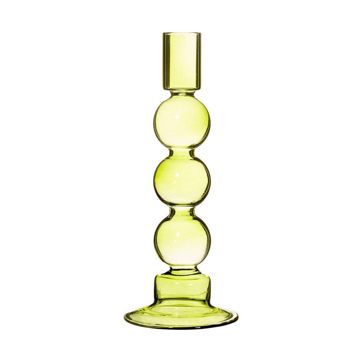 Whimsical Olive Bubble Candleholder