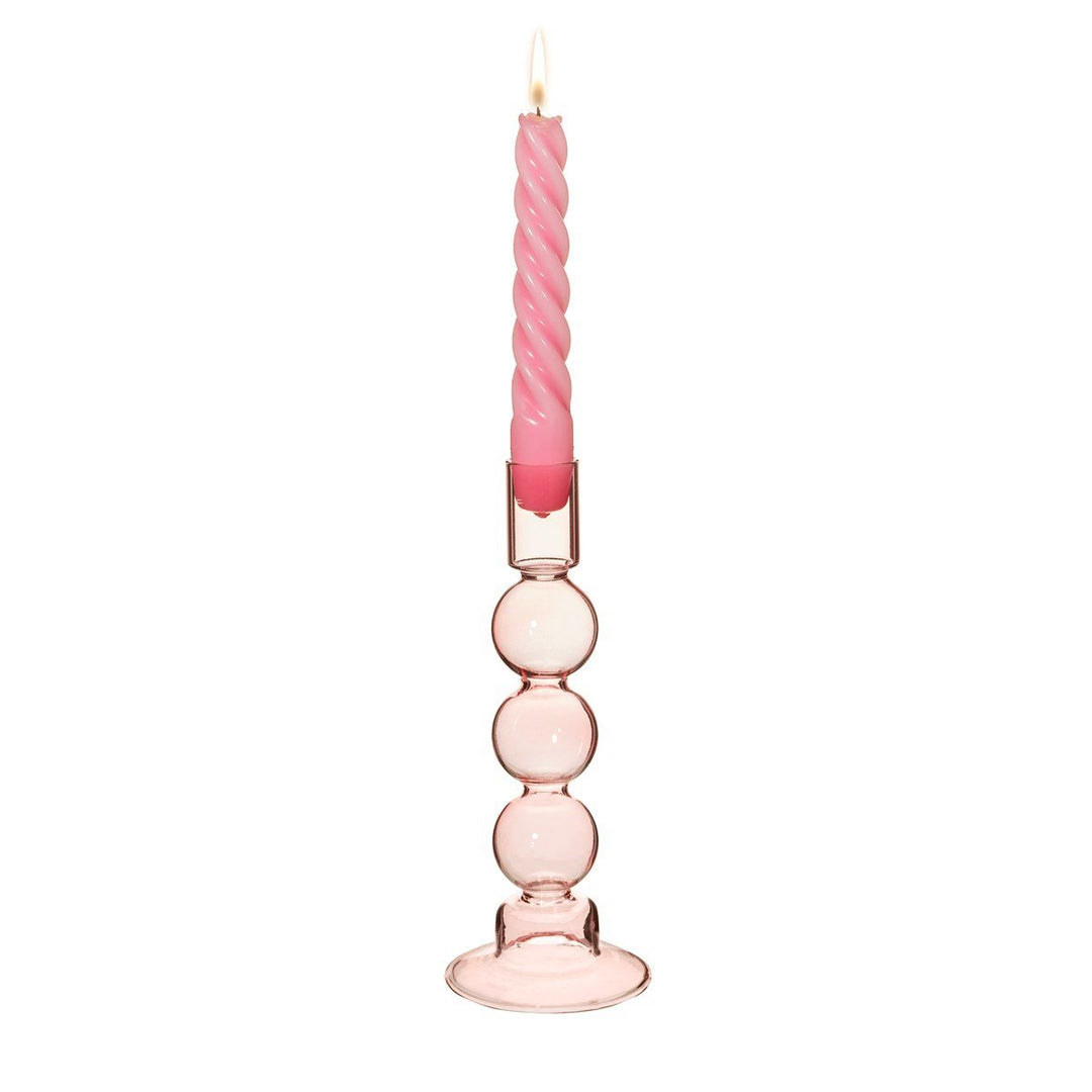 Funky Pink Bubble Candleholder