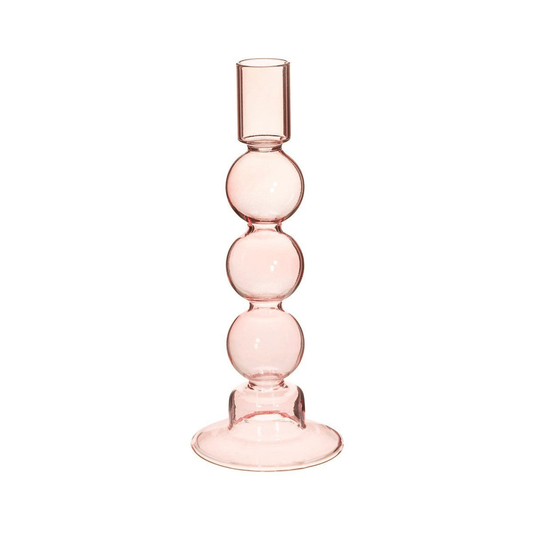 Funky Pink Bubble Candleholder