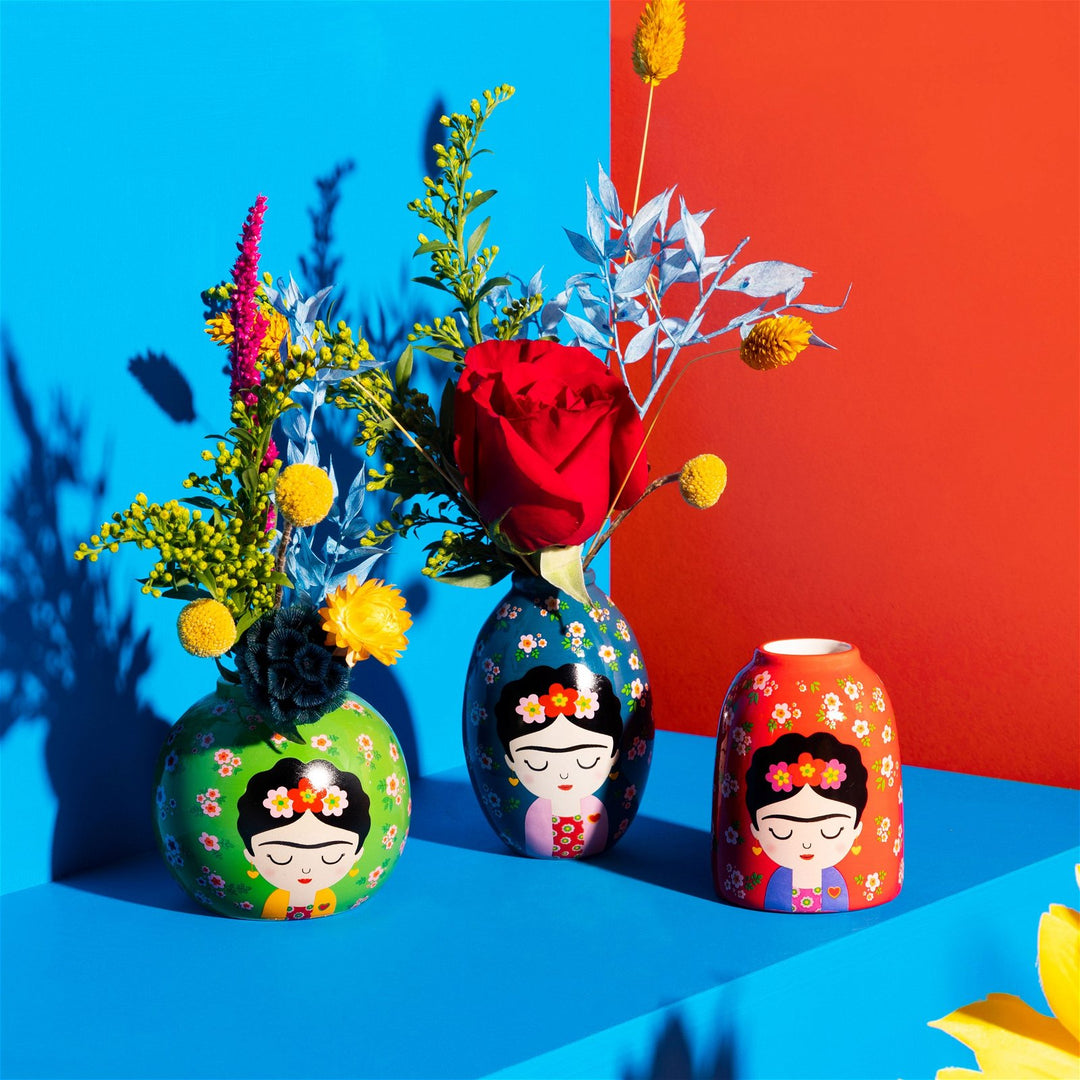 Floral Frida Vases - Set of 3