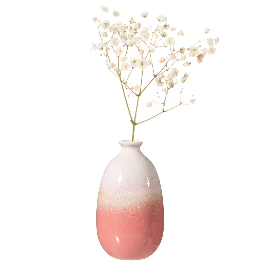 Blush Pink Stoneware Vase