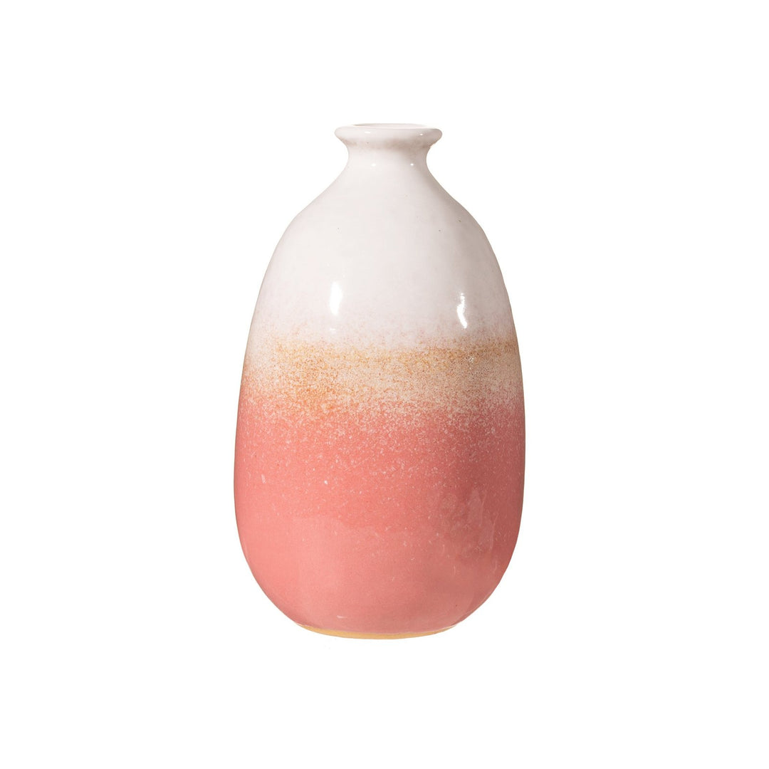 Blush Pink Stoneware Vase