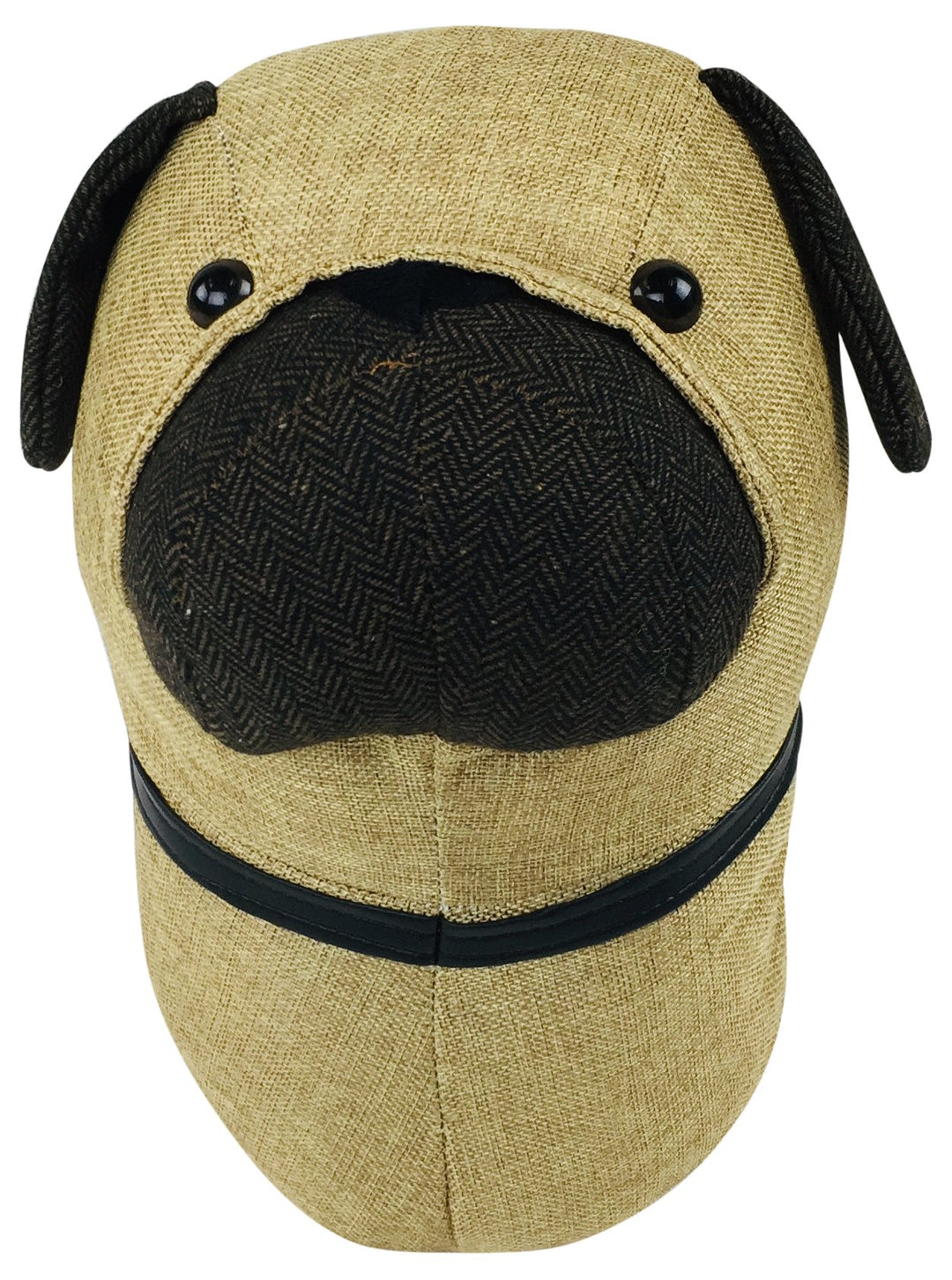 Fabric Wall Mounted Pug Head 30cm