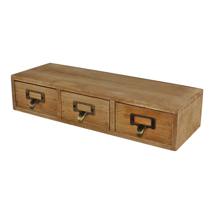 Wooden Desk Storage Drawers - 3 Drawer Set