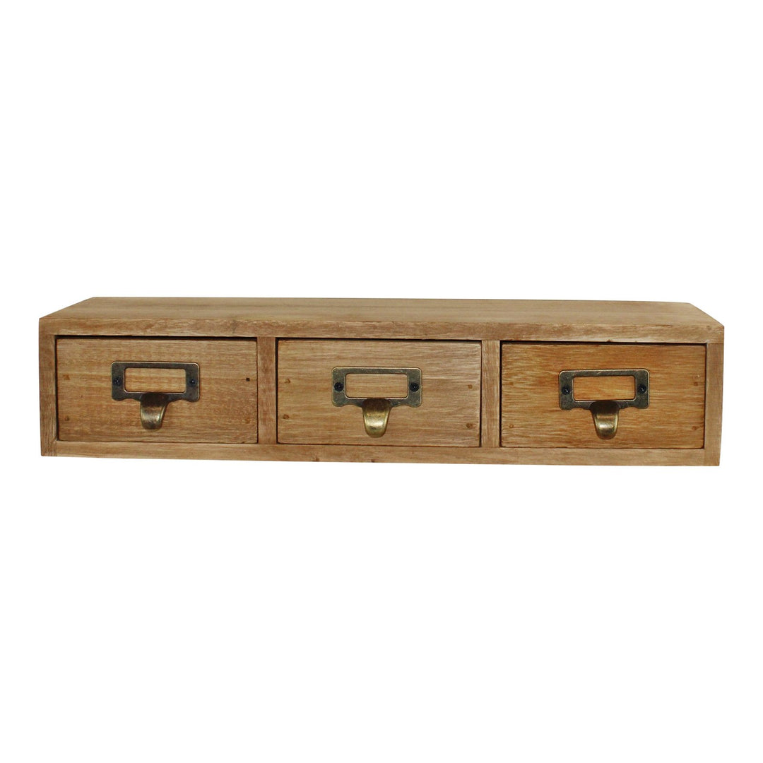 Wooden Desk Storage Drawers - 3 Drawer Set