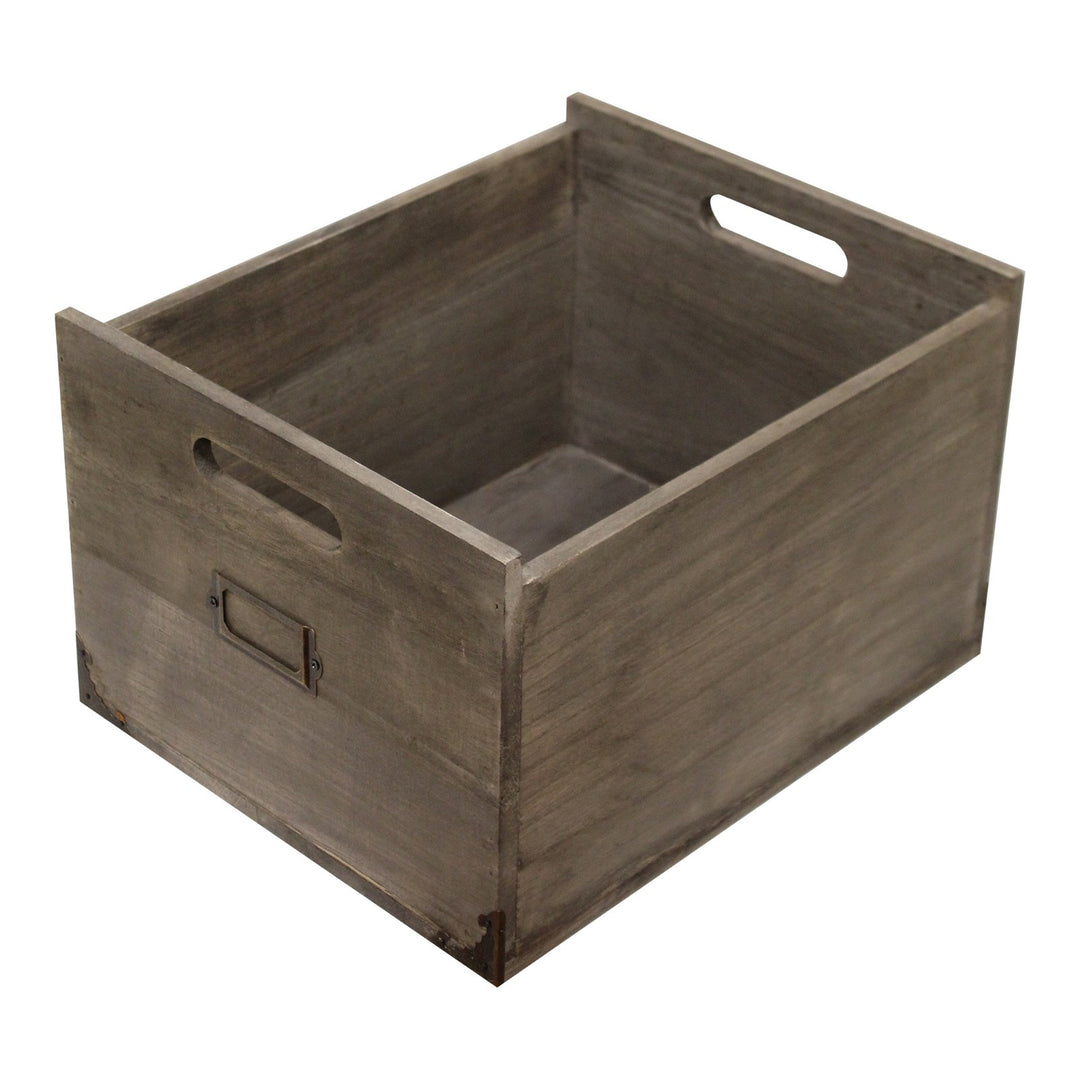 Wooden Office Storage Box, 26x32x20cm.