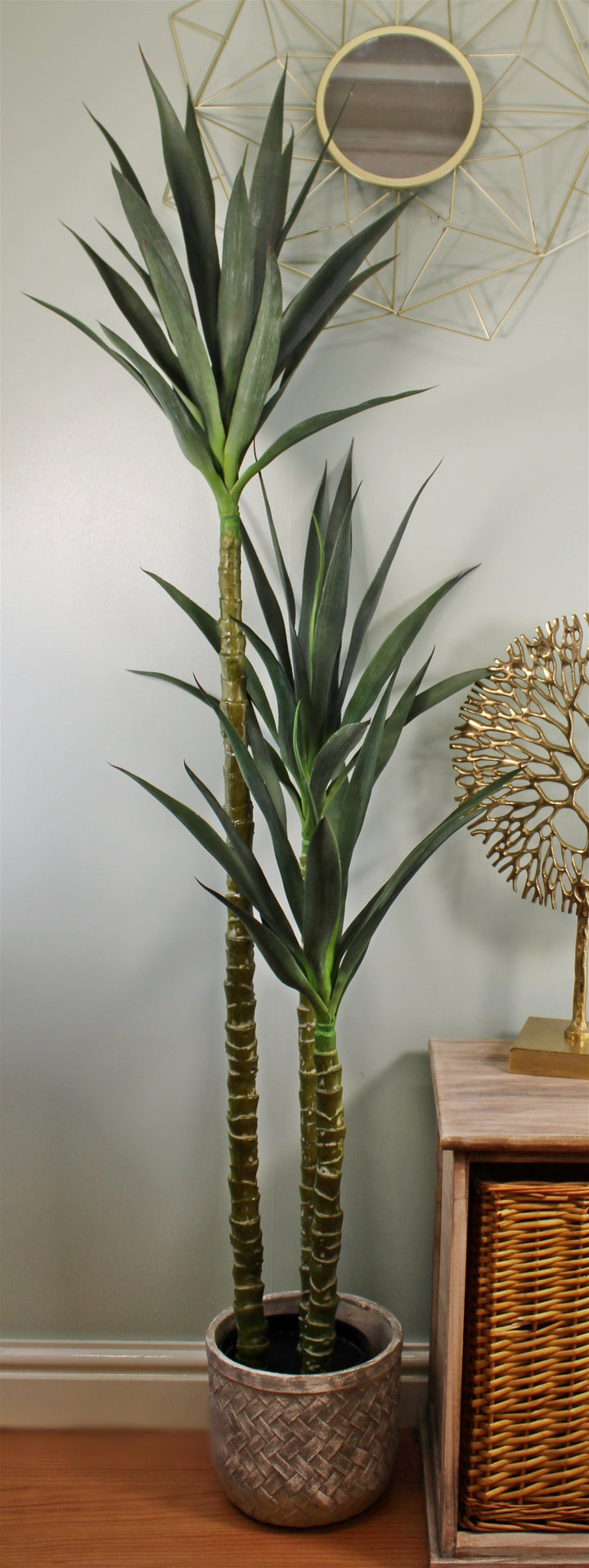 Artificial Triple Trunk Yucca Tree, 160cm