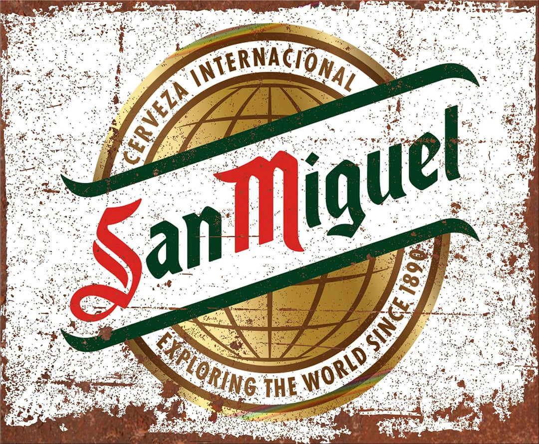 Large Metal Sign 60 x 49.5cm Beer San Miguel