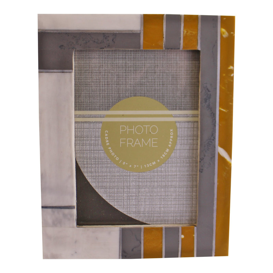 Set of 3 Abstract Design Photo Frames, 5x7