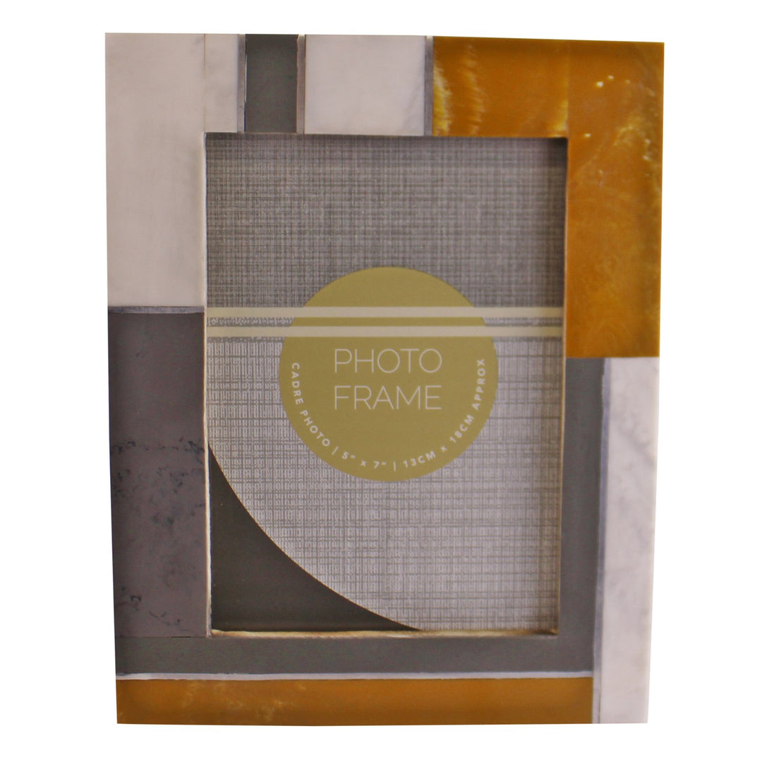 Set of 3 Abstract Design Photo Frames, 5x7