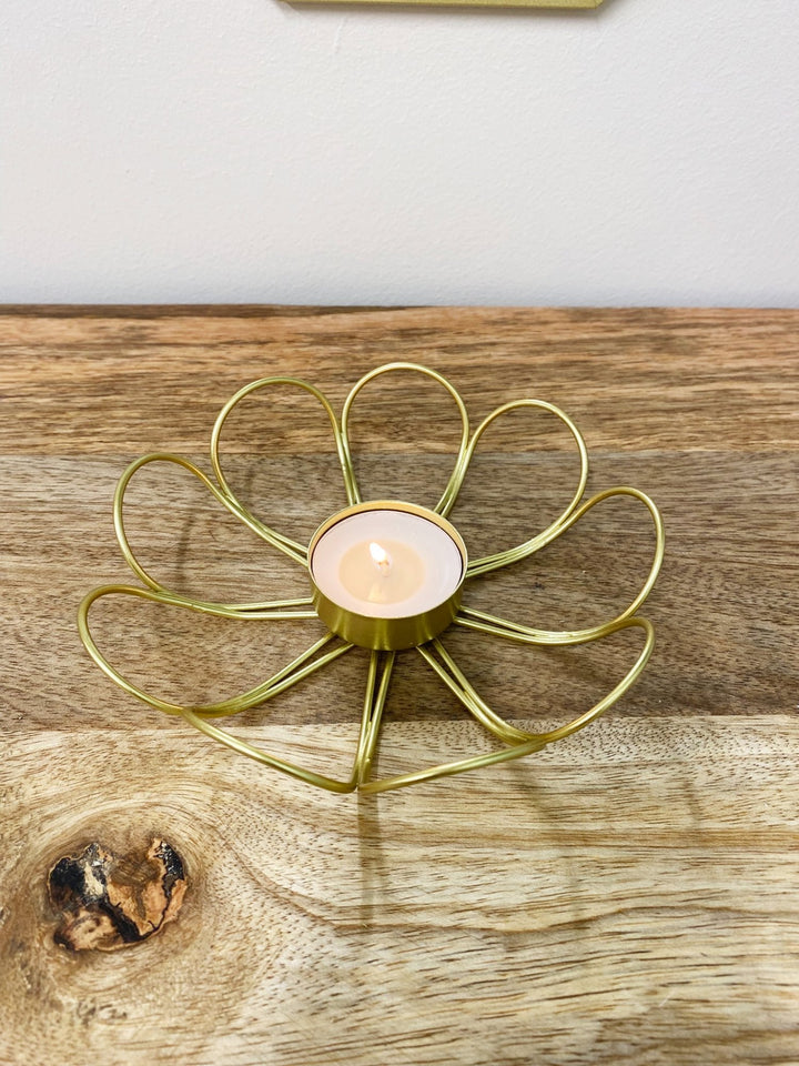 Flower Wire Tealight Holder