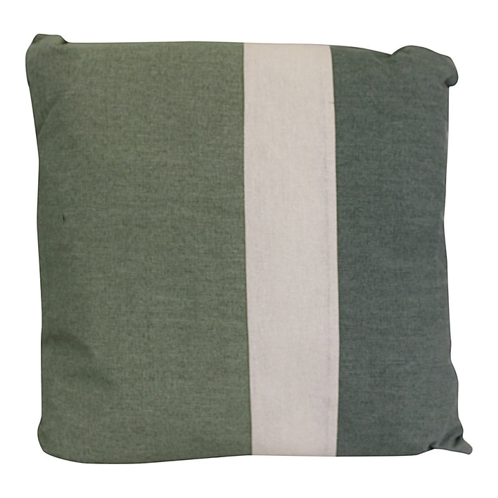 3 Panel Green Square Scatter Cushion, Eucalyptus Range