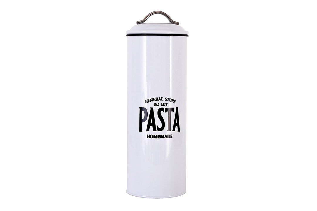 White General Store Pasta Canister