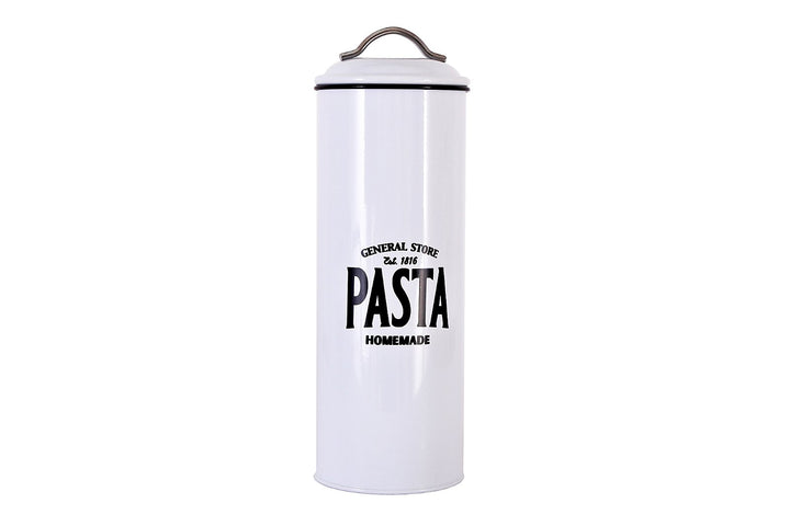 White General Store Pasta Canister