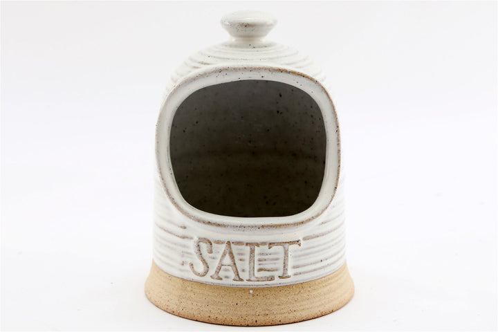 Natural Ceramic Salt Cellar 15cm