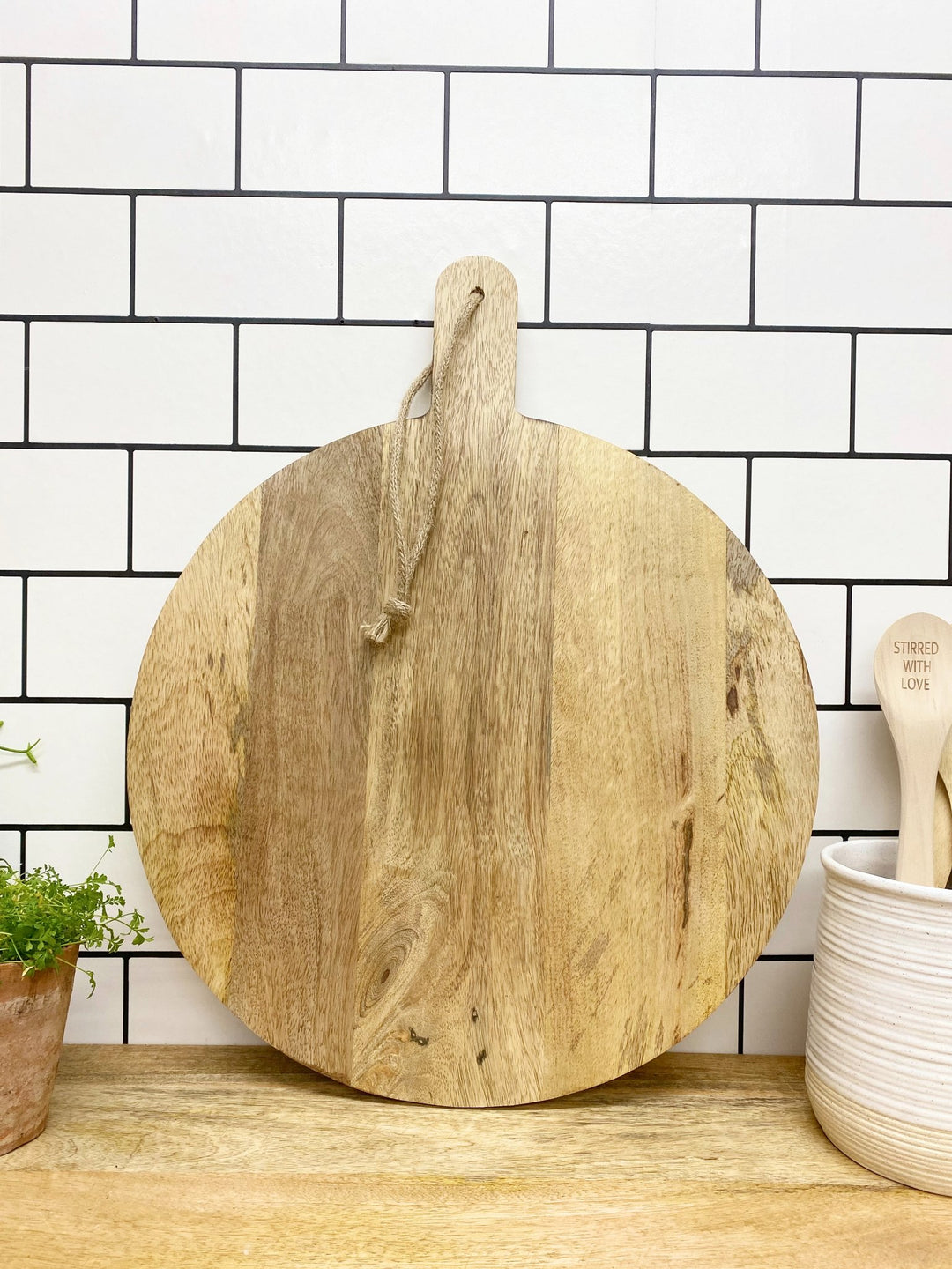 Round Wooden Chopping Board