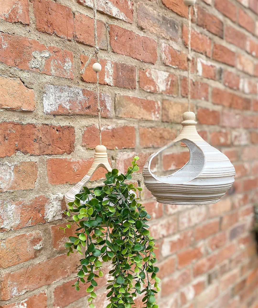 Sandstone Hanging Planter