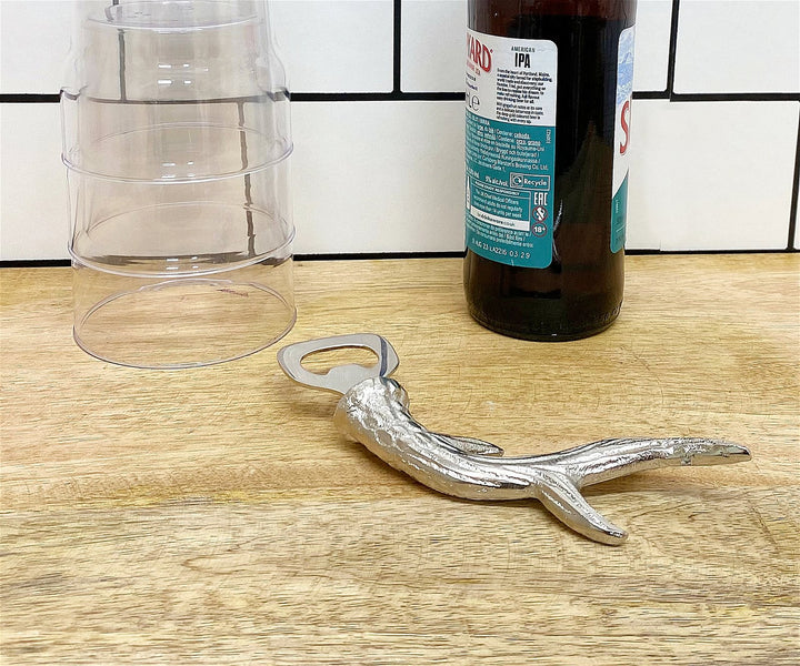 Silver Antler Bottle Opener