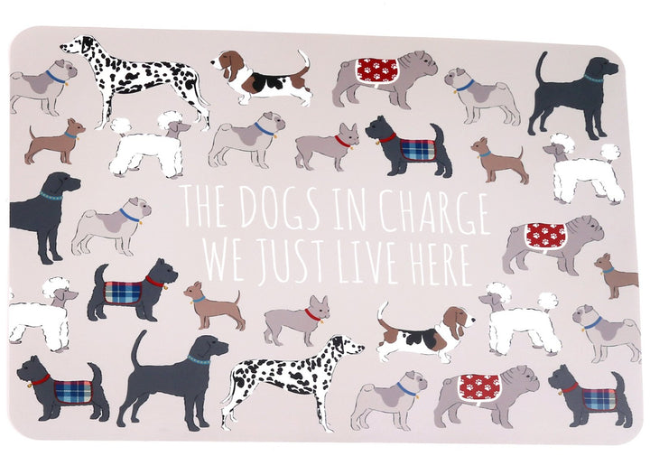 Wipeable Dog Themed Placemat 30x45cm