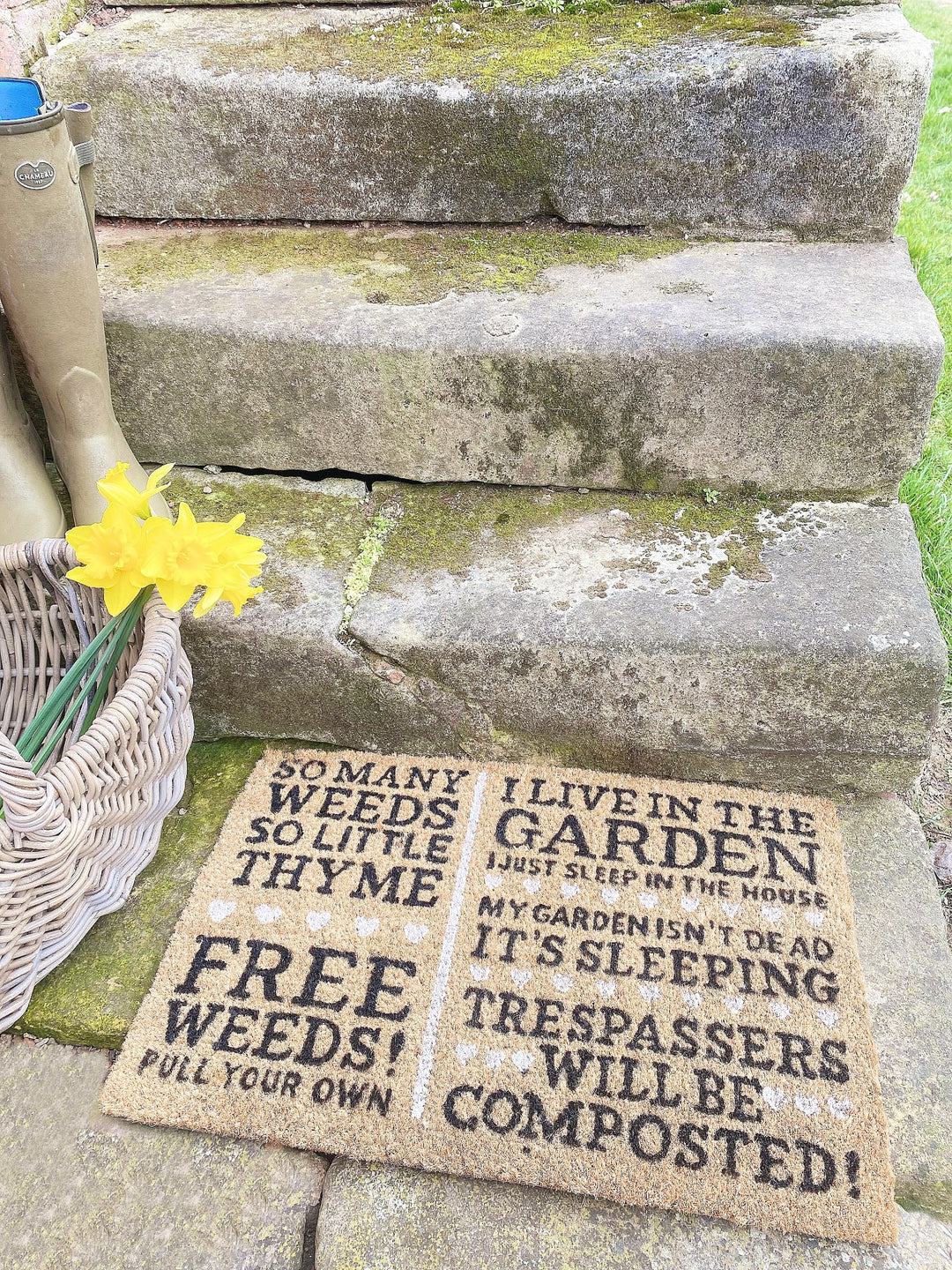 Free Weeds Potting Shed Doormat