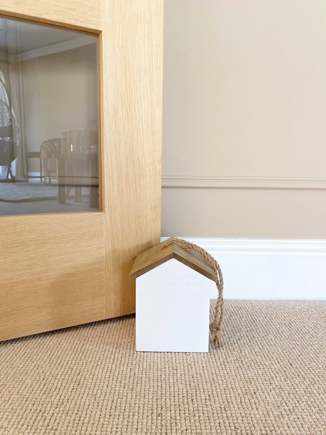 Striped Beach House Doorstop