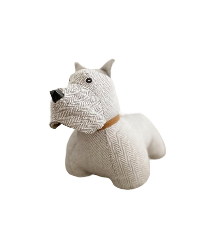 Scottish Terrier Doorstop Natural