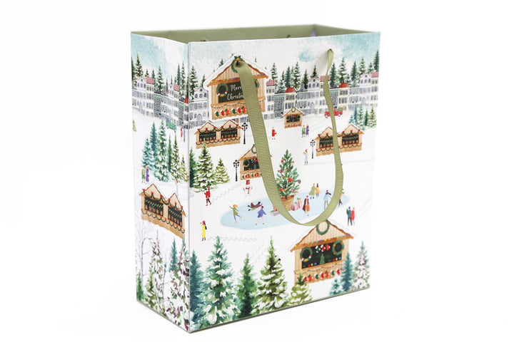 Christmas Market Themed Gift Bag - 34cm