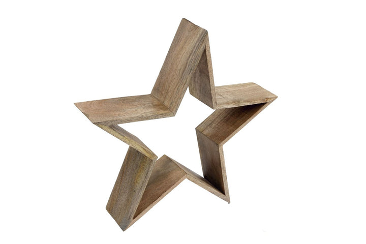 Freestanding Wooden Star