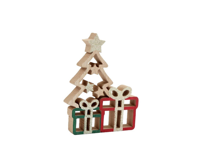 Christmas Tree with Presents Ornament - Small