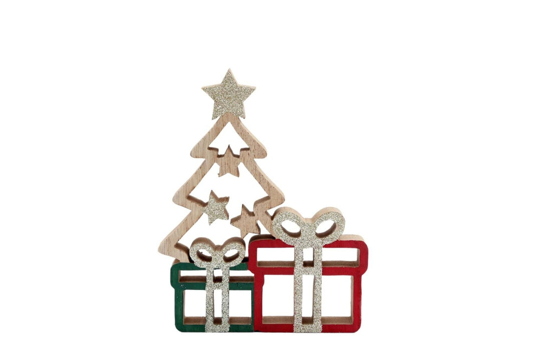 Christmas Tree with Presents Ornament - Small