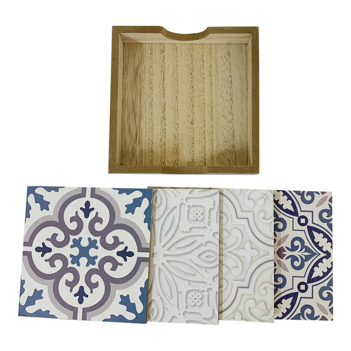 Set of 4 Serenity Square Coasters