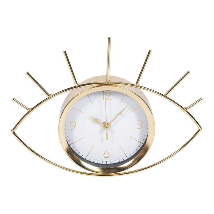 Golden Colour Eye Clock 30cm