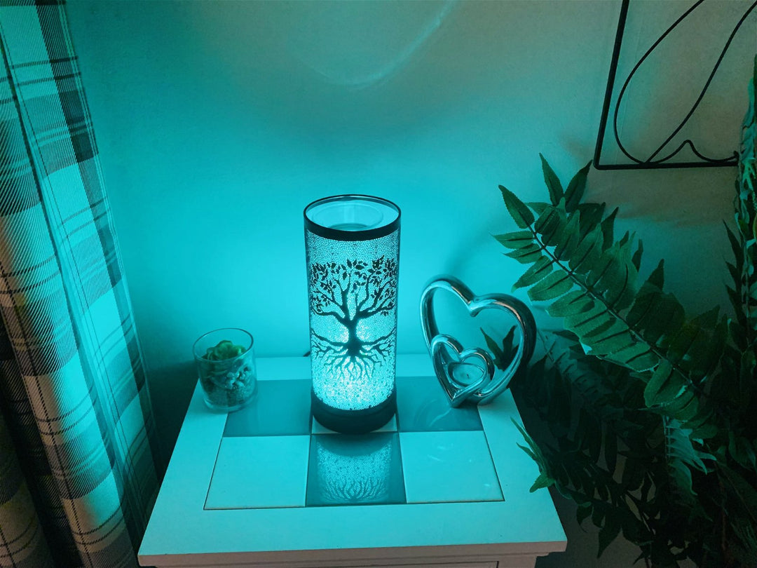 Black Tree Of Life LED Oil Burner