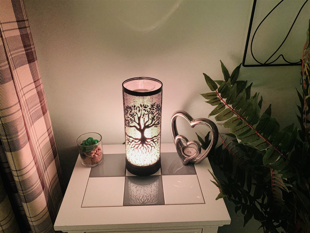 Black Tree Of Life LED Oil Burner