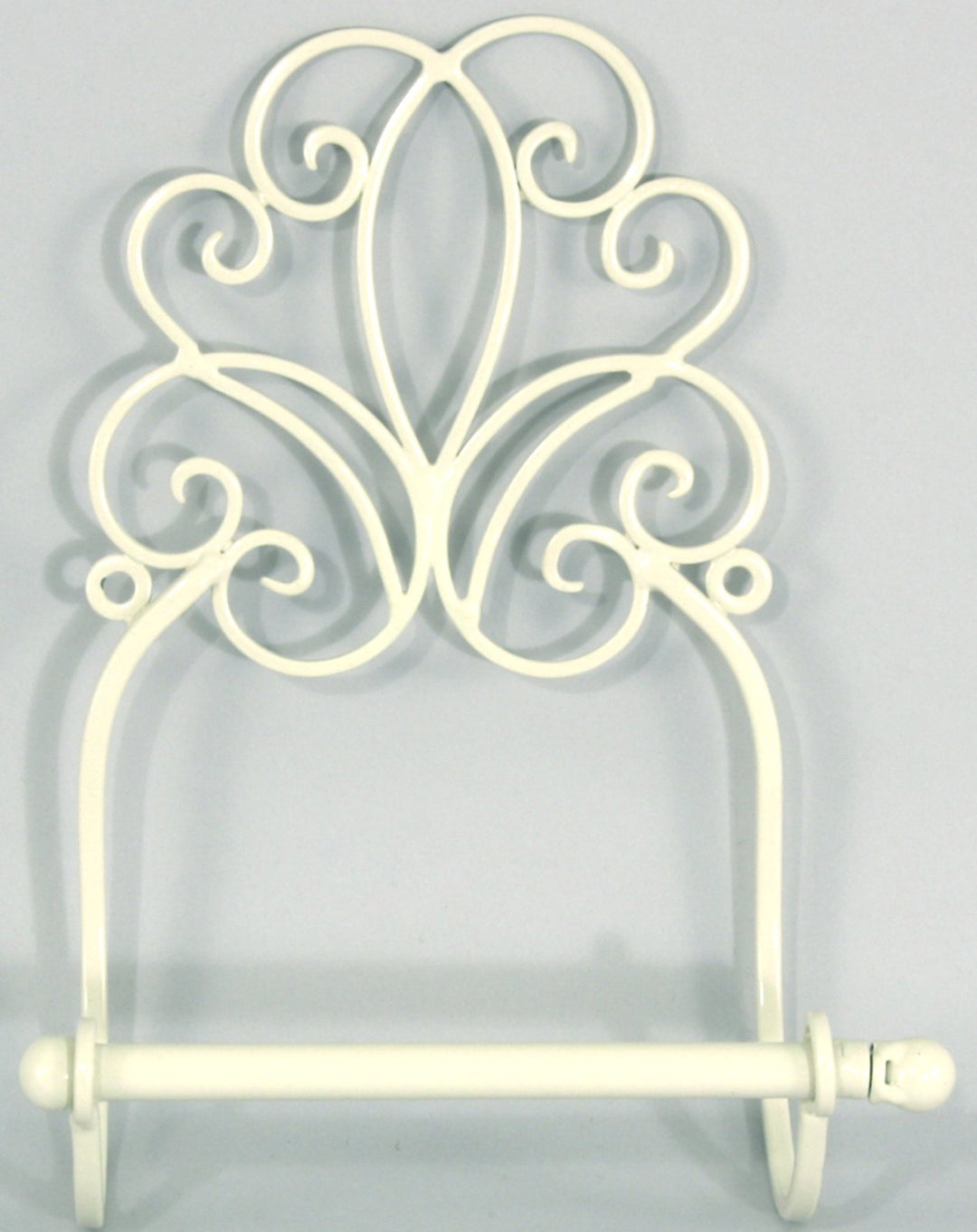 Cream Scroll Wall Mounted Toilet Roll Holder